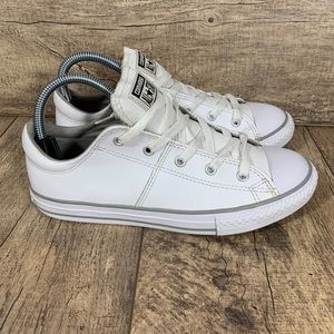 Converse All Star Madison White Leather 654220C women size 5.5 men/youth size 4